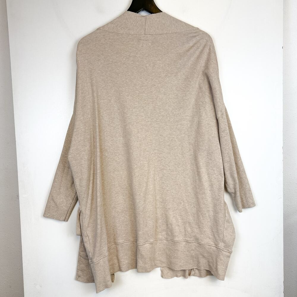 Pact Organic Cotton Womens Heather Wheat Cardigan Sweater Beige - M/L - Picture 6 of 9